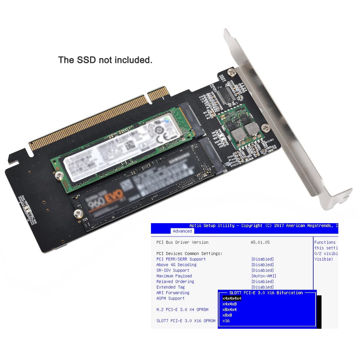 NFHK Combo M2 NGFF BKey mSATA SSD to SATA 30 Adapter Converter Case Enclosure with Switch - View 7 of 9