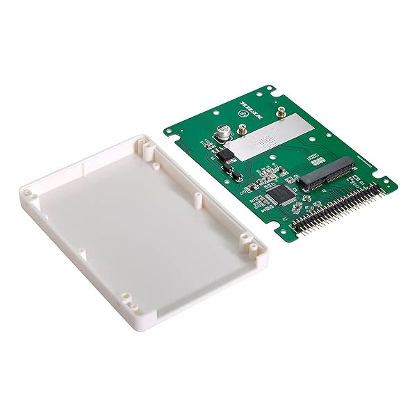 "NFHK mSATA to 2.5" IDE 44pin SSD Enclosure - Mini PCI-E Case for Laptops & Notebooks"