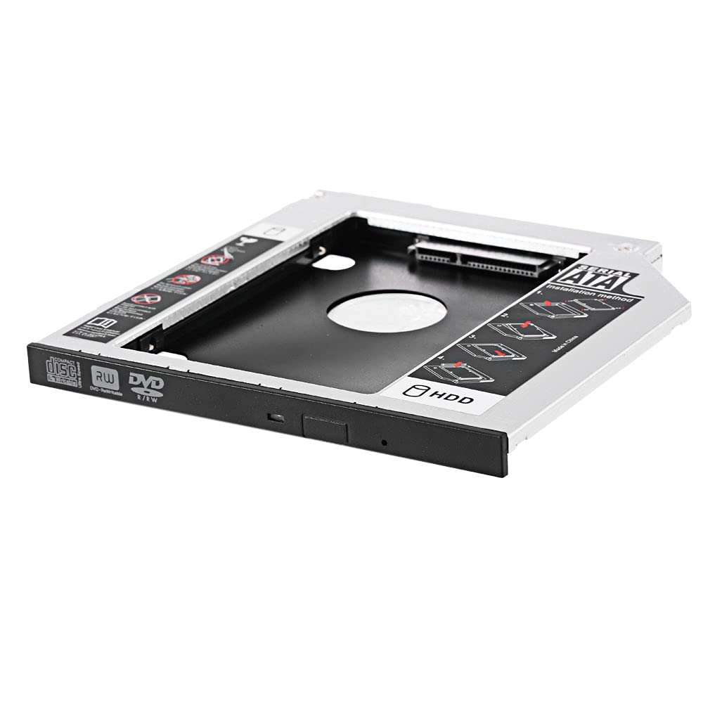 NFHK SATA 22pin HDD Hard Disk Drive Caddy Case for 9.5mm Universal Laptop CD/DVD-ROM Optical Bay - View 3 of 9