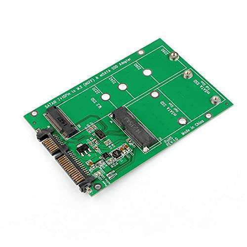 NFHK NFHK 2-in-1 Mini PCI-E & mSATA to SATA 3.0 Adapter Converter for SSD - Fast & Reliable Performance - View 7 of 10