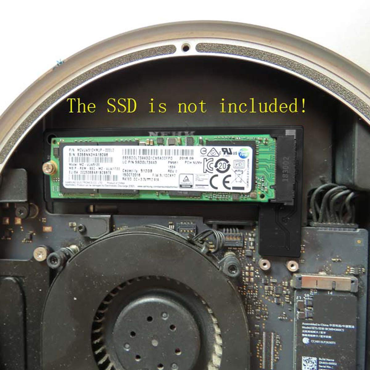 NFHK M2 NGFF M Key NVME SSD Converter Card for 2014 Mac A1347 MEGEN2 MEGEM2 MEGEQ2 Mini Upgrade - View 7 of 8