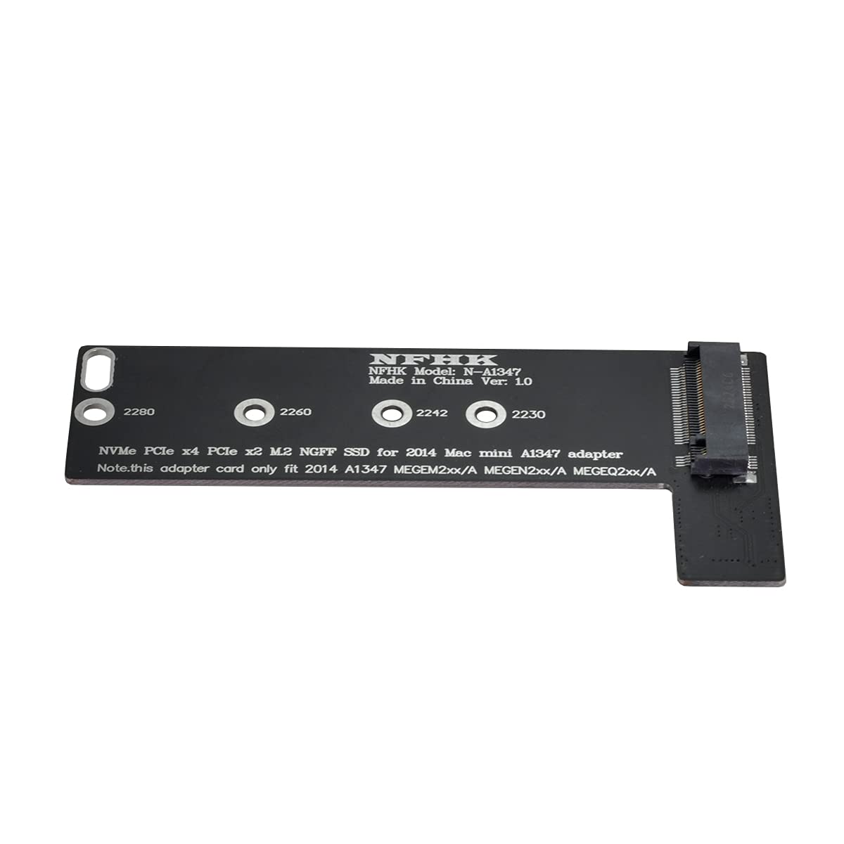 NFHK M2 NGFF M Key NVME SSD Converter Card for 2014 Mac A1347 MEGEN2 MEGEM2 MEGEQ2 Mini Upgrade - View 8 of 8