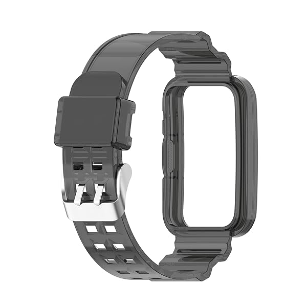 Chofit Chofit Huawei Watch Fit Band Case Crystal Clear Jelly Protective Cover for Men and Women Smartwatch Black - View 4 of 6