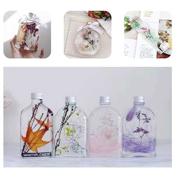 QUALLON 3 Packs Real Natural Dried Flowers for DIY Crafts Mobile Phone Cases Jewelry and Candle Making Mixed Multi-Color Accessories - View 7 of 8