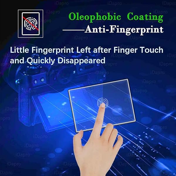 iDaPro iDaPro Tempered Glass Screen Protector for Nikon D3500 D3400 D3300 D3200 D3100 with Hand Lanyard 3+1 Pack Easy Installation 9H Hardness - View 5 of 7