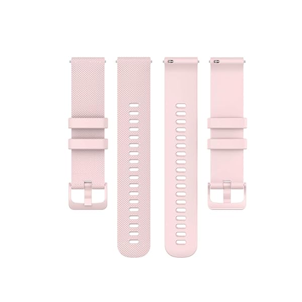 E ECSEM ECSEM Watch Strap for Fitpolo ID205L Waterproof Rubber Replacement Wristband 5 Pack Classic Design - View 6 of 8