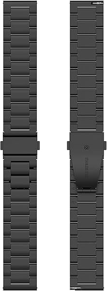 E ECSEM E ECSEM Metal Band for iTouch Air 3 Replacement Stainless Steel Bracelet Wrist Strap for Men Women Black 40MM Smartwatch Accessory - View 6 of 7