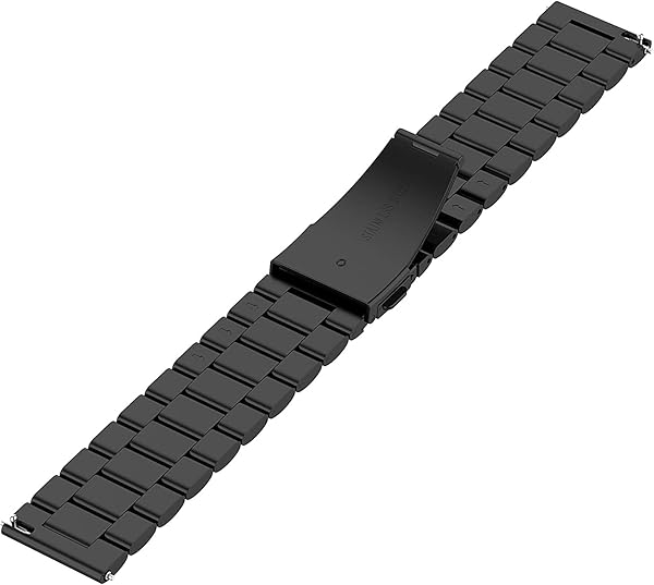 E ECSEM E ECSEM Metal Band for iTouch Air 3 Replacement Stainless Steel Bracelet Wrist Strap for Men Women Black 40MM Smartwatch Accessory - View 7 of 7