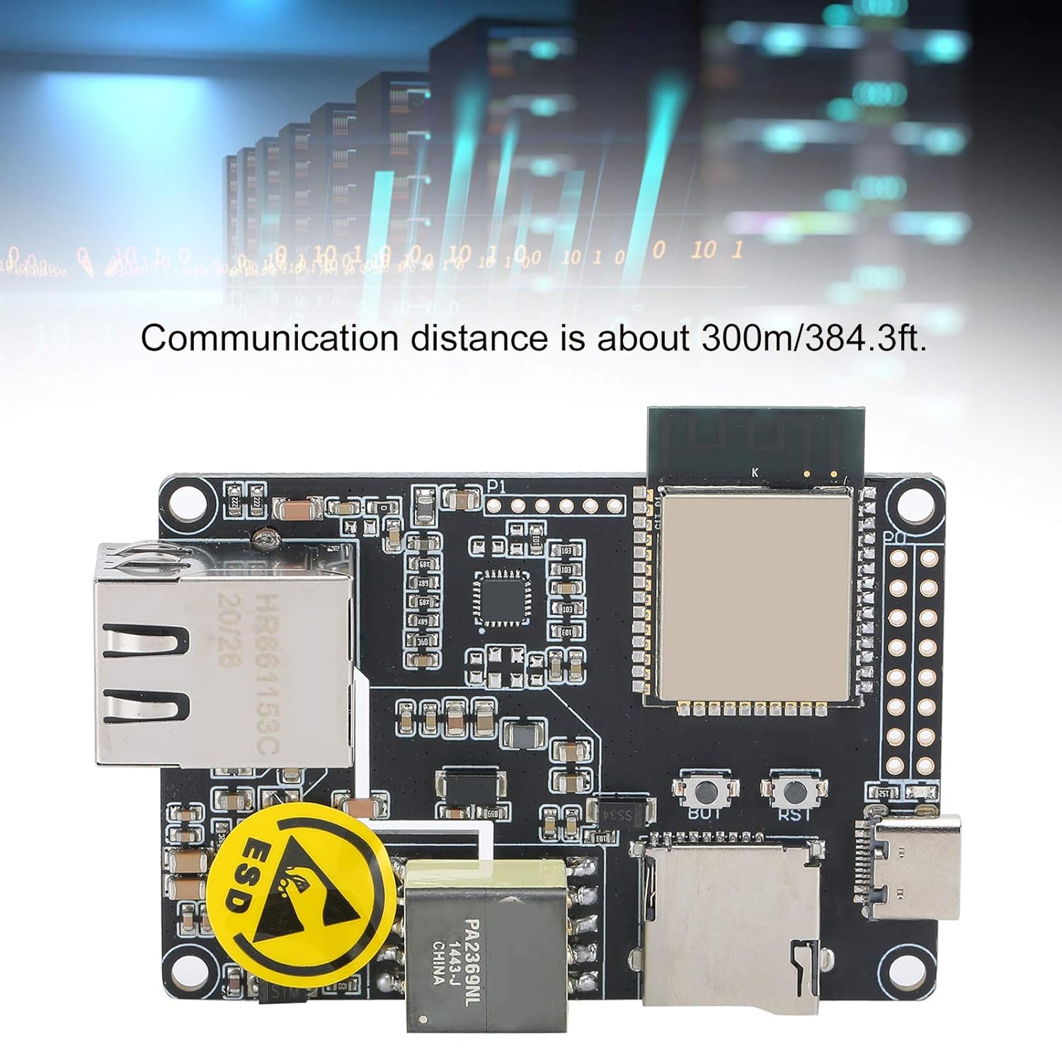 VBESTLIFE High-Speed Ethernet Adapter Expansion Board for ESP32 with LAN8720A Chip Ideal for Printed Circuit Board Applications - View 3 of 9