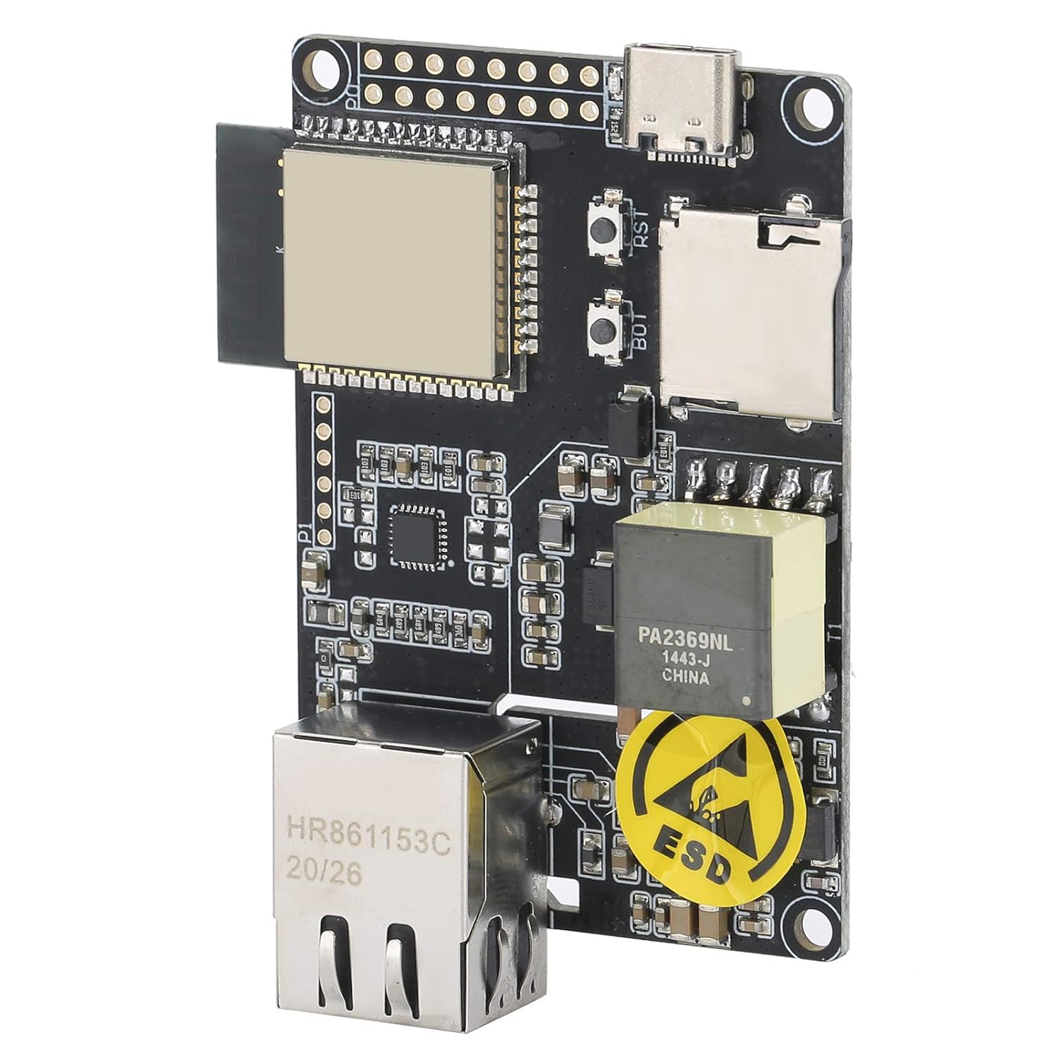 VBESTLIFE High-Speed Ethernet Adapter Expansion Board for ESP32 with LAN8720A Chip Ideal for Printed Circuit Board Applications - View 8 of 9