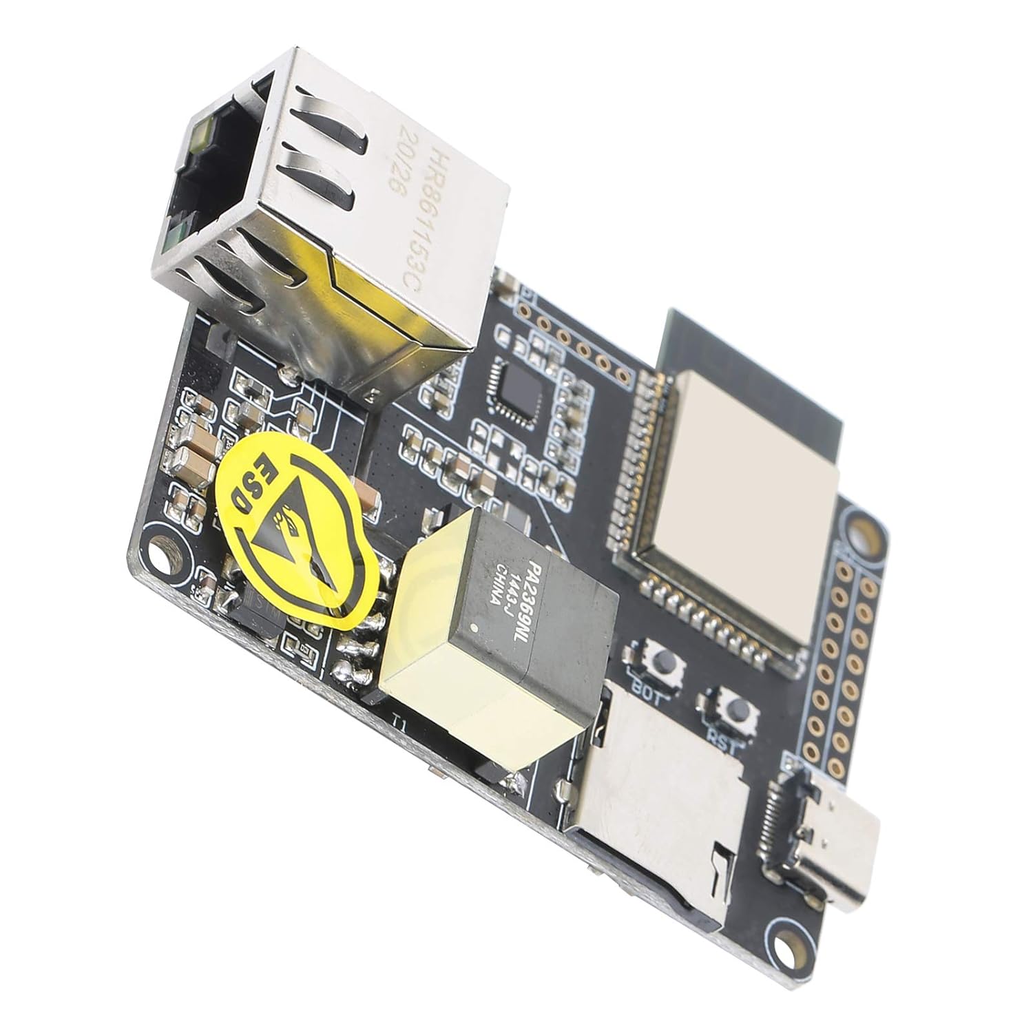 High-Speed Ethernet Adapter Expansion Board for ESP32 with LAN8720A Chip Ideal for Printed Circuit Board Applications