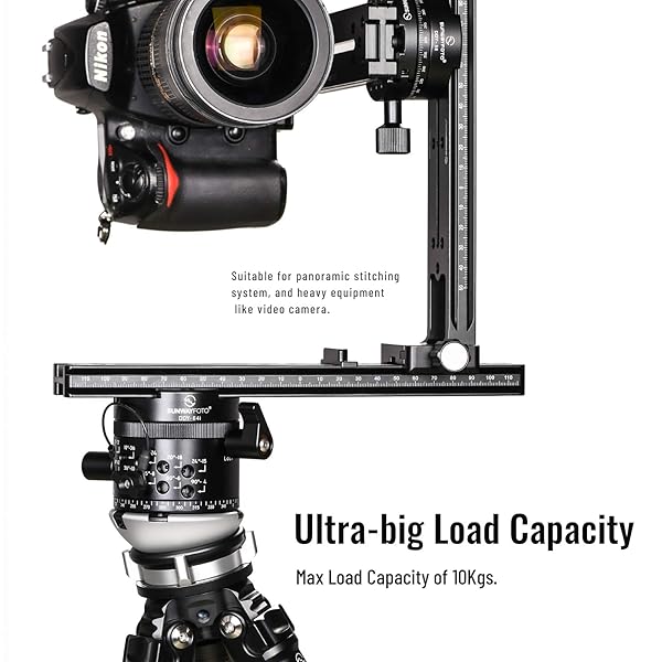 SUNWAYFOTO Sunwayfoto DYH-68 Leveling Base Tripod Head: 22 lbs Load Capacity for Stable Photography - View 8 of 11