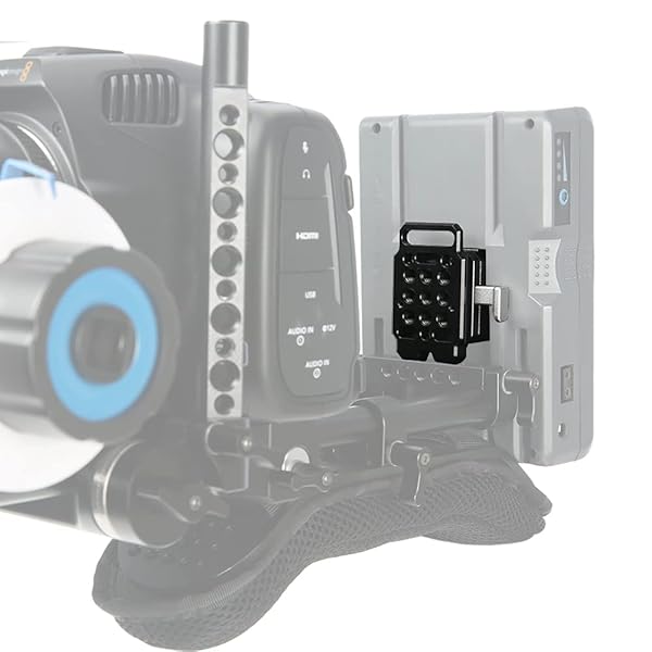 NICEYRIG NICEYRIG Mini Quick Release Base Plate with V-Lock Mount Arca-Swiss Standard for SLR Camera Battery Pack Recorder Flash Light 441 - View 9 of 9