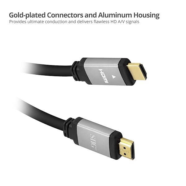 SIIG SIIG 4K High Speed HDMI Cable 8ft HDMI 2.0 Supports 4K at 60Hz HDCP 2.2 HDR for Optimal Video Quality - View 5 of 7