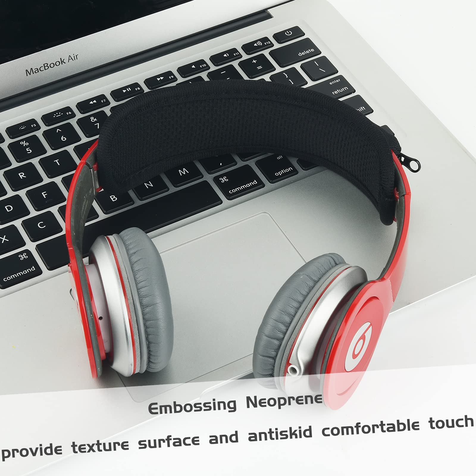 TXEsign TXEsign Universal Replacement Headband Cushion Pad Cover Protector Compatible with ATH M50X, QC 35i 35ii, QC25, Solo 2 Solo 3, Studio 2 3 Headphones - View 3 of 7