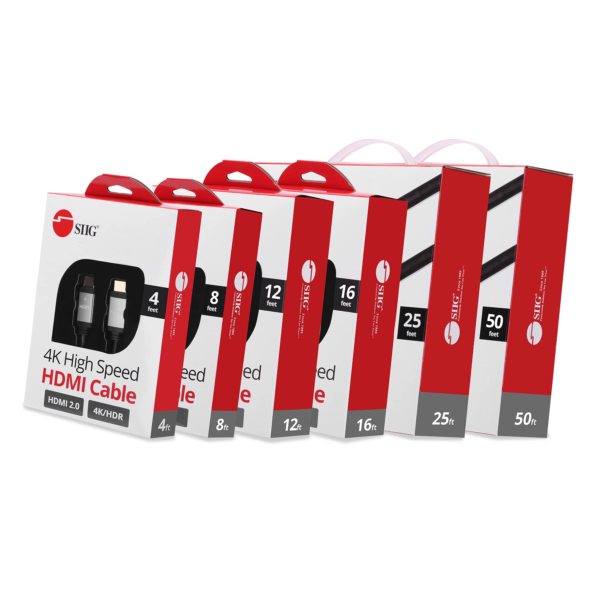 SIIG SIIG 4K HDMI Cable 16ft - High Speed, HDMI 2.0, 4K@60Hz, HDCP 2.2, HDR - Perfect for Gaming & Streaming - View 7 of 7