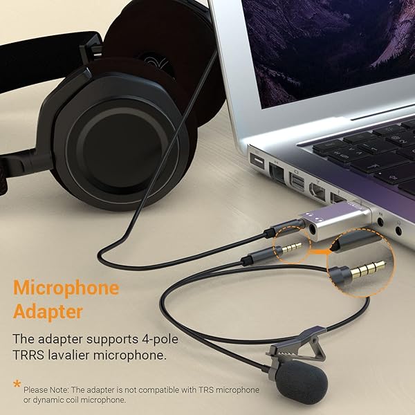Cubilux Cubilux USB A to Dual Headphone Splitter with DAC - 3.5mm Stereo Audio Adapter for Lenovo, HP, Dell, Asus Laptops - View 5 of 9