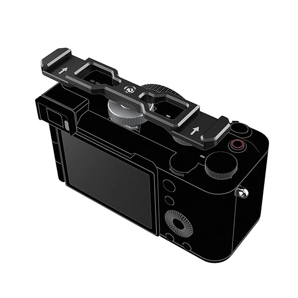 NICEYRIG NICEYRIG Cold Shoe Extension Bracket Dual Shoe Mount Multi-Function Bar for DSLR Camera and Monopod - View 9 of 9