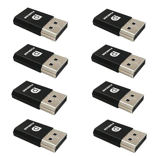 FUERAN FUERAN DP Display Emulator EDID Plug 2K 4K Dummy Plug for DisplayPort Compatible 2560x1600 4096x2160 at 60Hz