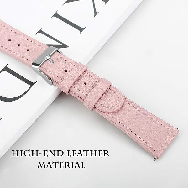 E ECSEM E ECSEM Floral Printed Leather Replacement Wrist Strap for iTouch Air 3 and Sport Bands for Women Men 40mm Pink - View 6 of 7