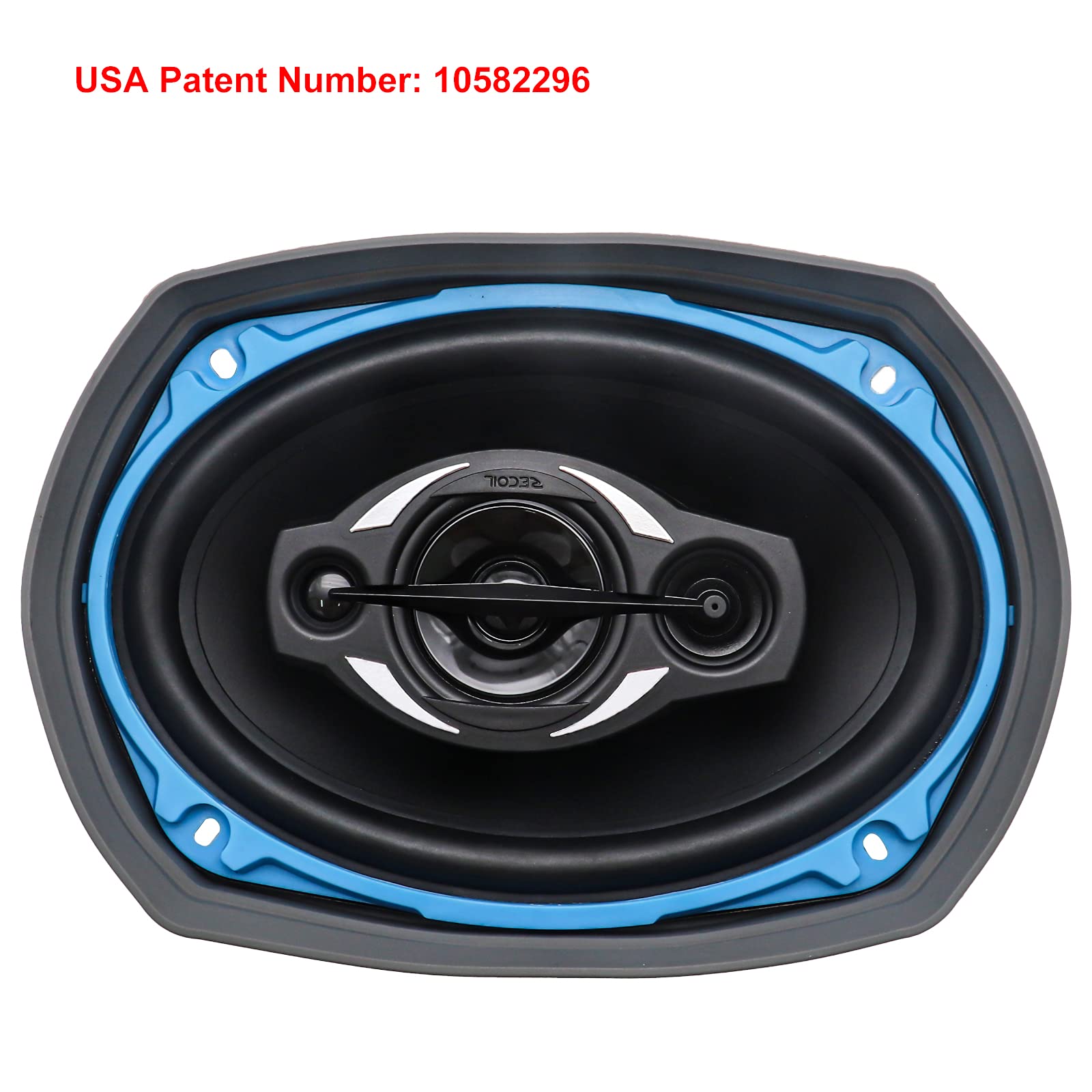 RECOIL Recoil SPB69 Foldable Silicone 6X9 Car Speaker Baffle Kits with Foam for Sound Quality and Protection One Pair - View 5 of 7
