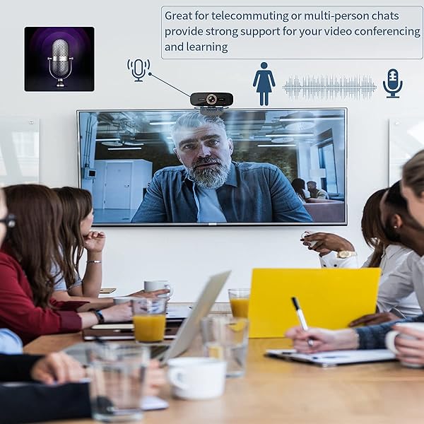 JETAKu 1080P Wide Angle Streaming Webcam HD Web Camera with Microphone for Video Conferencing and Recording Compatible with PC Laptop Desktop - View 5 of 6