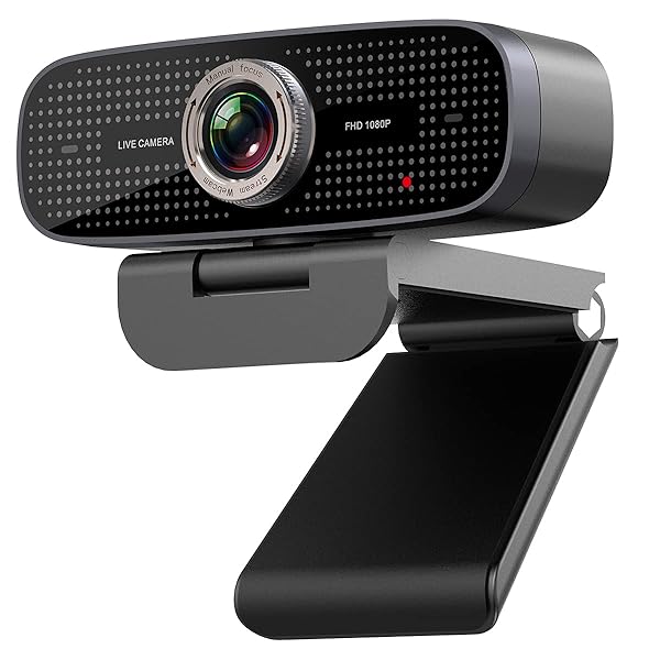 JETAKu 1080P Wide Angle Streaming Webcam HD Web Camera with Microphone for Video Conferencing and Recording Compatible with PC Laptop Desktop