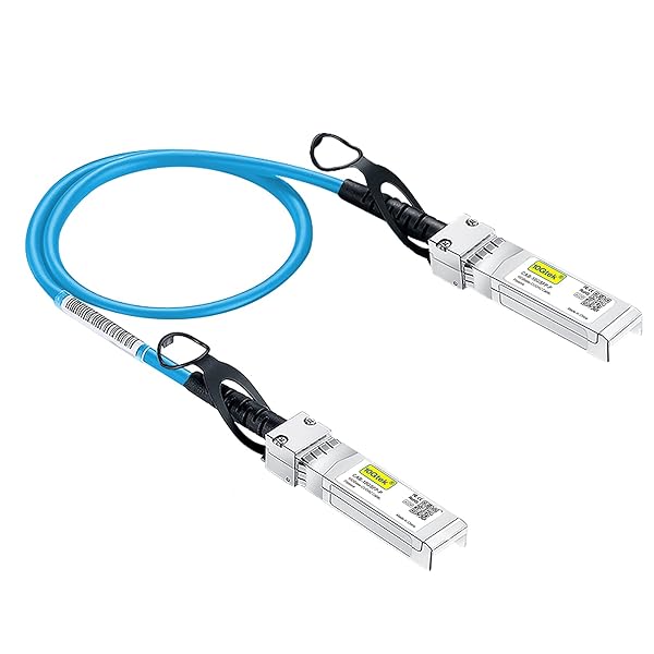 Blue 10G SFP+ DAC Cable 0.3M Twinax for Cisco Ubiquiti D-Link Supermicro Netgear Mikrotik Fortinet High Speed Networking