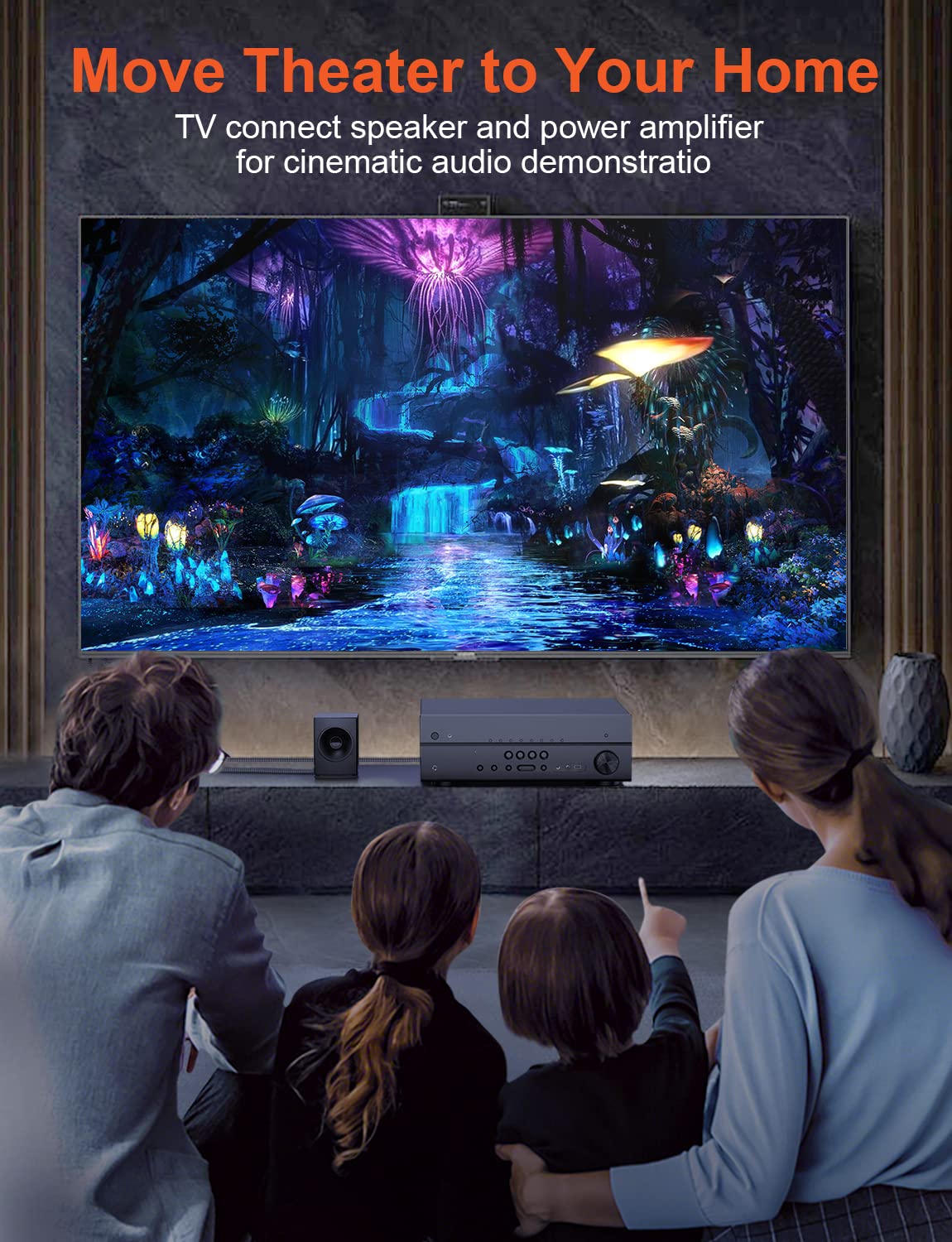 VANAUX VANAUX Double 90 Degree Optical Cable, SPDIF Audio Optical Cable, 360 Degree Rotatable L Shaped Right Angle Digital Toslink Male to Male Cable for - View 5 of 7