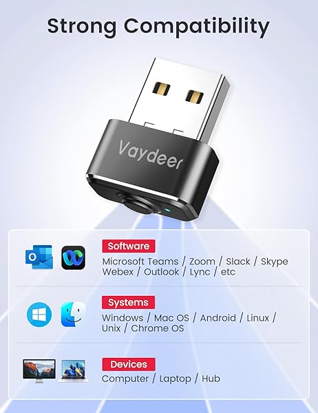 Vaydeer VAYDEER Tiny Mouse Jiggler USB Port Mouse Mover Multi-Track Driver Free Plug and Play with ON Off Switch - View 7 of 8