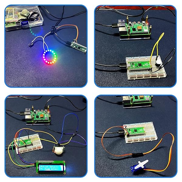 GeeekPi GeeekPi Raspberry Pi Pico Starter Kit with Breadboard LCD Display and Servo for Beginners and Software Engineers - View 4 of 8