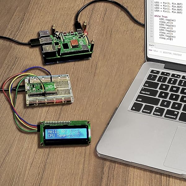 GeeekPi GeeekPi Raspberry Pi Pico Starter Kit with Breadboard LCD Display and Servo for Beginners and Software Engineers - View 5 of 8