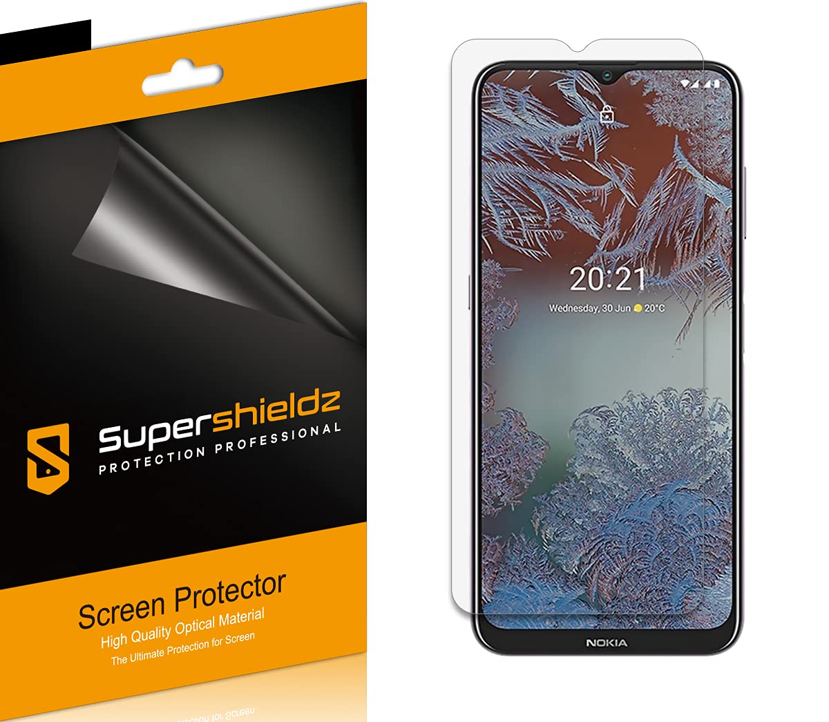 Supershieldz 6 Pack Screen Protector for Nokia G10 G20 High Definition Clear Shield PET