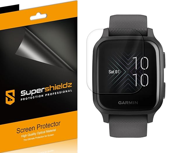 Supershieldz Supershieldz 3 Pack Screen Protector for Garmin Venu 2 Full Coverage High Definition Clear TPU Shield