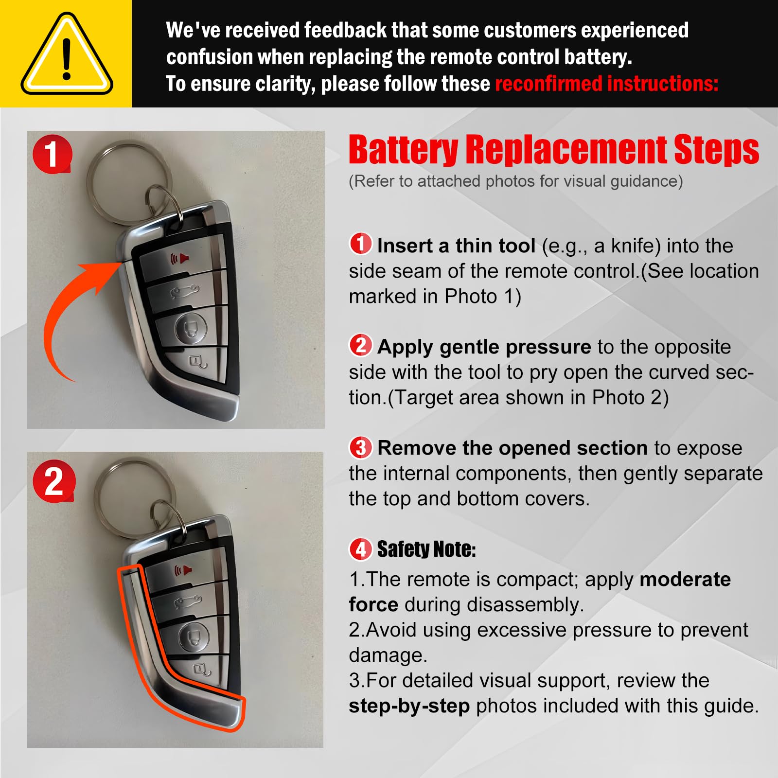 CHADWICK CHADWICK Car Horn Siren Alarm,Universal Car Alarm Security Protection System with 2 Remote Controls,7-Level Sensitivity,12v,Anti-Theft Device,No - View 8 of 9