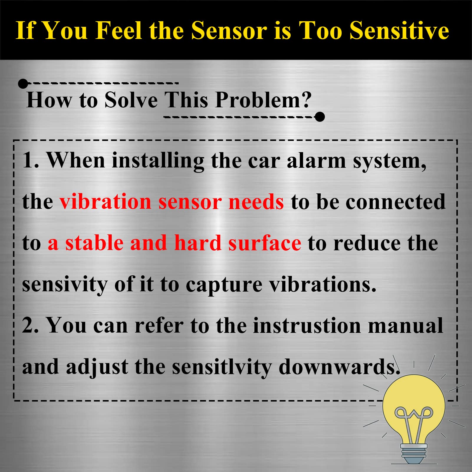 CHADWICK CHADWICK Car Horn Siren Alarm,Universal Car Alarm Security Protection System with 2 Remote Controls,7-Level Sensitivity,12v,Anti-Theft Device,No - View 9 of 9