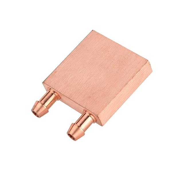 Yunir Pure Copper Water Cooling Block 40mm Liquid Cooler for GPU and CPU Efficient Heat Dissipation 1.57 inch Compact Design - View 7 of 9