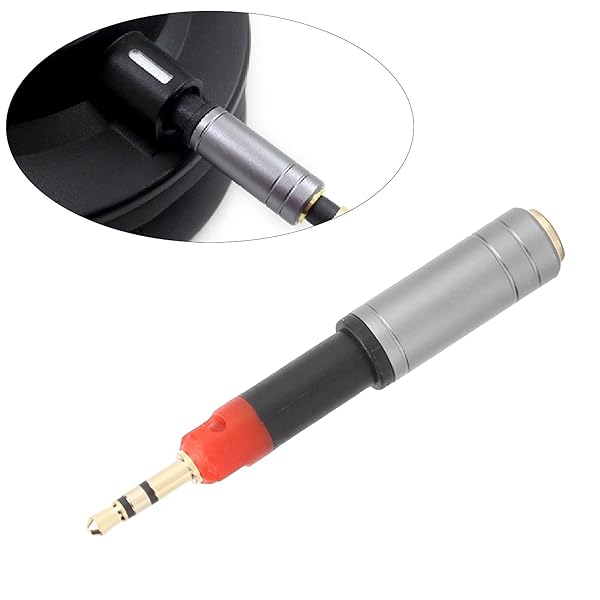 ASHATA ASHATA 2.5mm Male to 3.5mm Female Headphone Adapter - High-Quality Auxiliary Connector - View 7 of 9