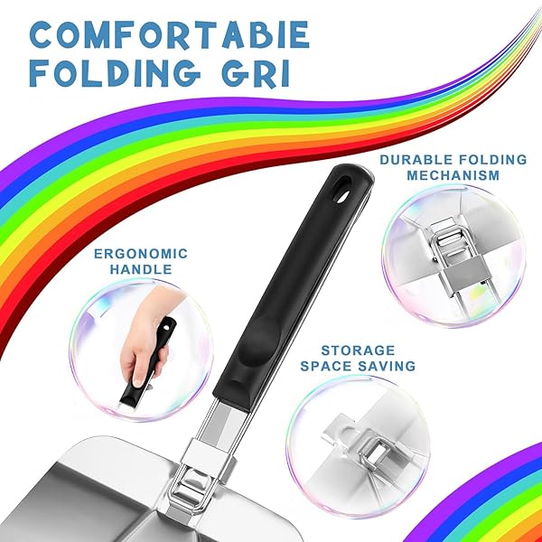 Fat-Cattie Fat-Cattie Pizza Making Kit 12x14 Pizza Peel 12 Pizza Pan 14 Pizza Cutter Rocker Complete 8PC Pizza Tools Set - View 4 of 9