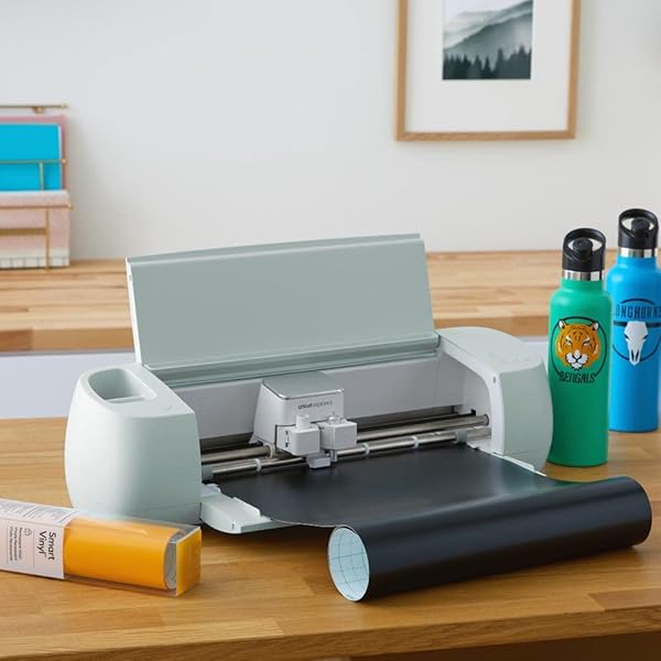 Cricut Buy Cricut Smart Permanent Vinyl 13in x 12ft Ocean - Perfect for Explore & Maker 3, Matless Cutting for Long Projects - View 5 of 8