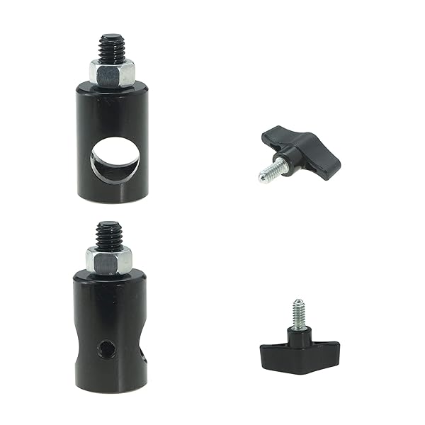WELLMAKING WELLMAKING 2PCS Rapid Adapter 3/8 Inch Screw DSLR Mount Bracket Multi Functional Photography Accessory for Light Stand and Boom Arm - View 4 of 8