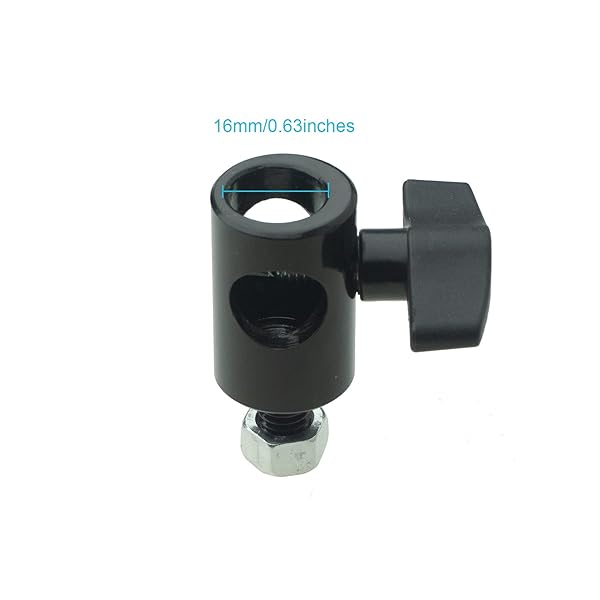 WELLMAKING WELLMAKING 2PCS Rapid Adapter 3/8 Inch Screw DSLR Mount Bracket Multi Functional Photography Accessory for Light Stand and Boom Arm - View 6 of 8