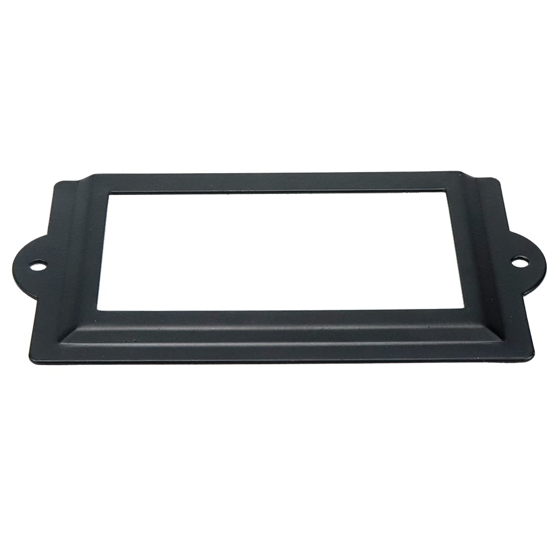 Antrader Antrader 6 Pcs 3.3" x 1.8" Office Label Holder, Metal Label Frame, Matte Black, with Screws - View 5 of 6