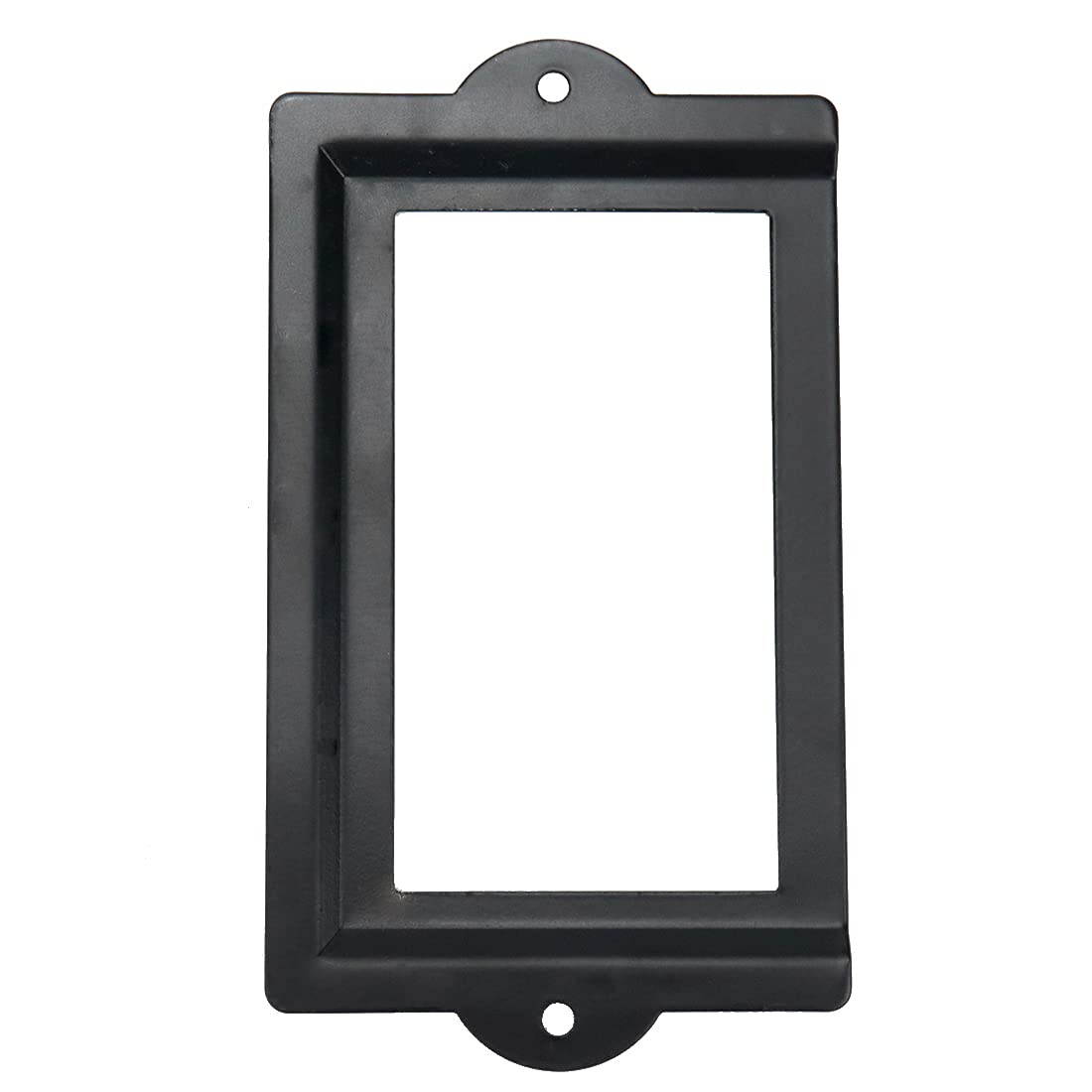 Antrader Antrader 6 Pcs 3.3" x 1.8" Office Label Holder, Metal Label Frame, Matte Black, with Screws - View 6 of 6