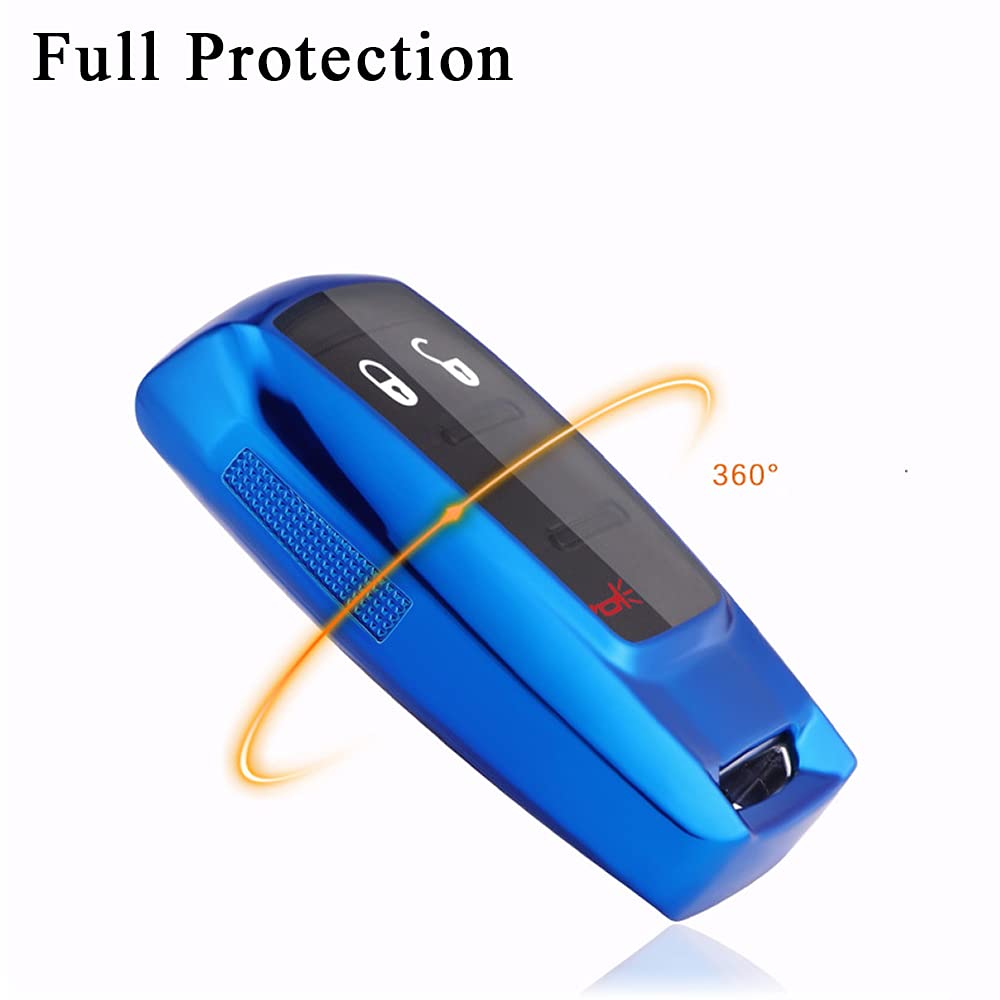 SANRILY SANRILY 3 4 5 6 Button for Dodge Ram Key Fob Cover Compatible with 2019 2020 2021 Ram 1500 3500 2500 Keyless Soft TPU Full Protection Key Case Red - View 7 of 9