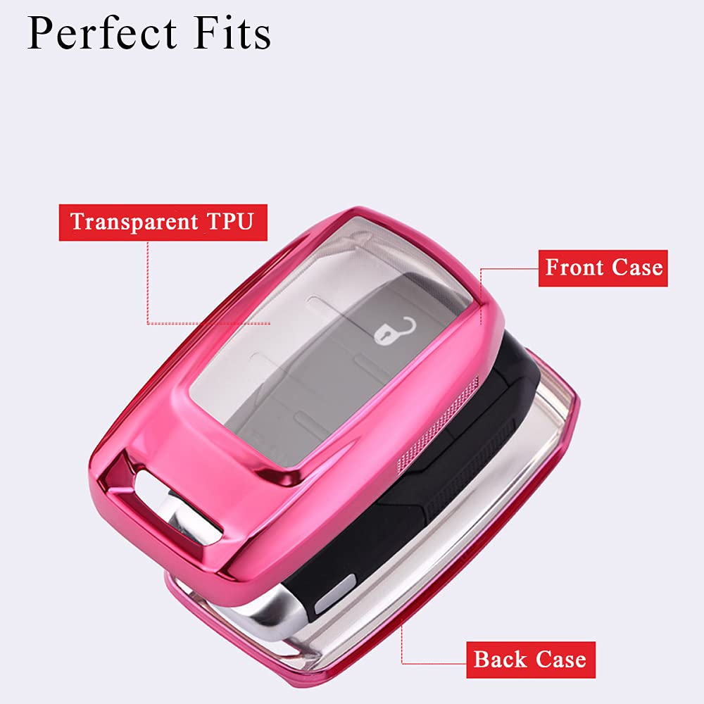 SANRILY SANRILY 3 4 5 6 Button for Dodge Ram Key Fob Cover Compatible with 2019 2020 2021 Ram 1500 3500 2500 Keyless Soft TPU Full Protection Key Case Purple - View 4 of 8