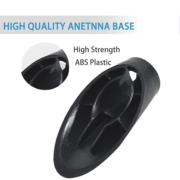 Anina Anina Antenna Ornament for 2009-2019 Dodge Ram 1500 2500 3500 Radio Antenna Base Bezel Mounted Upgrade - View 5 of 8