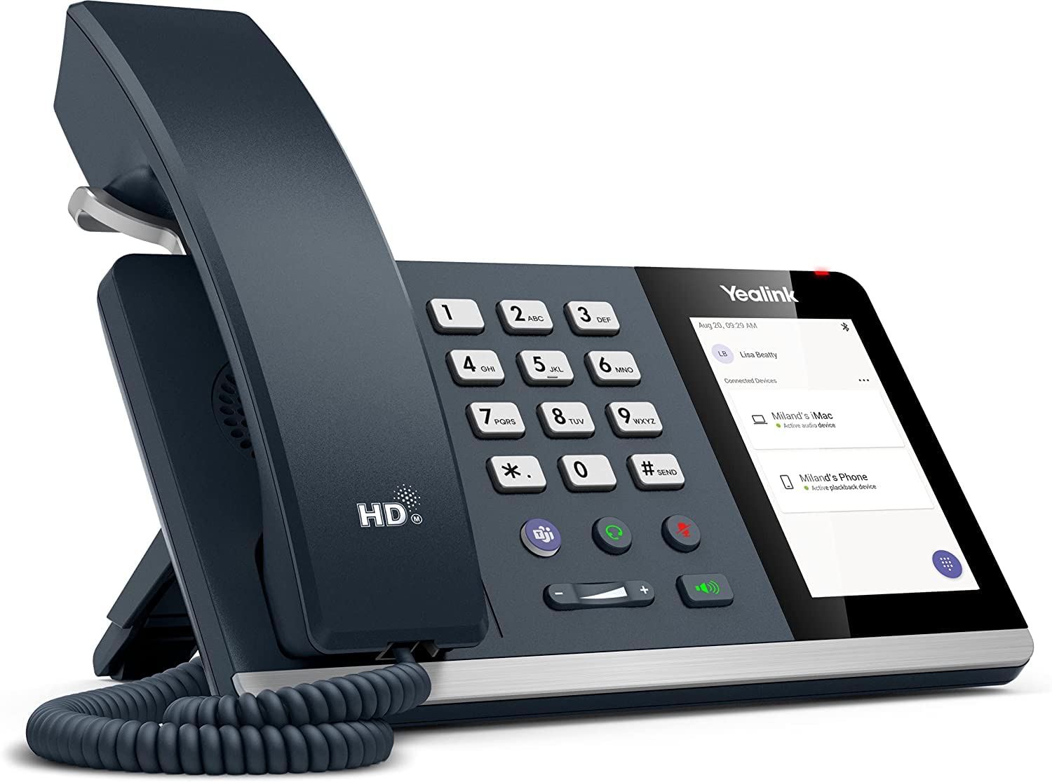 Yealink Yealink MP50 Teams IP Phone: High-Quality Corded VoIP Solution for Seamless Communication - View 4 of 6