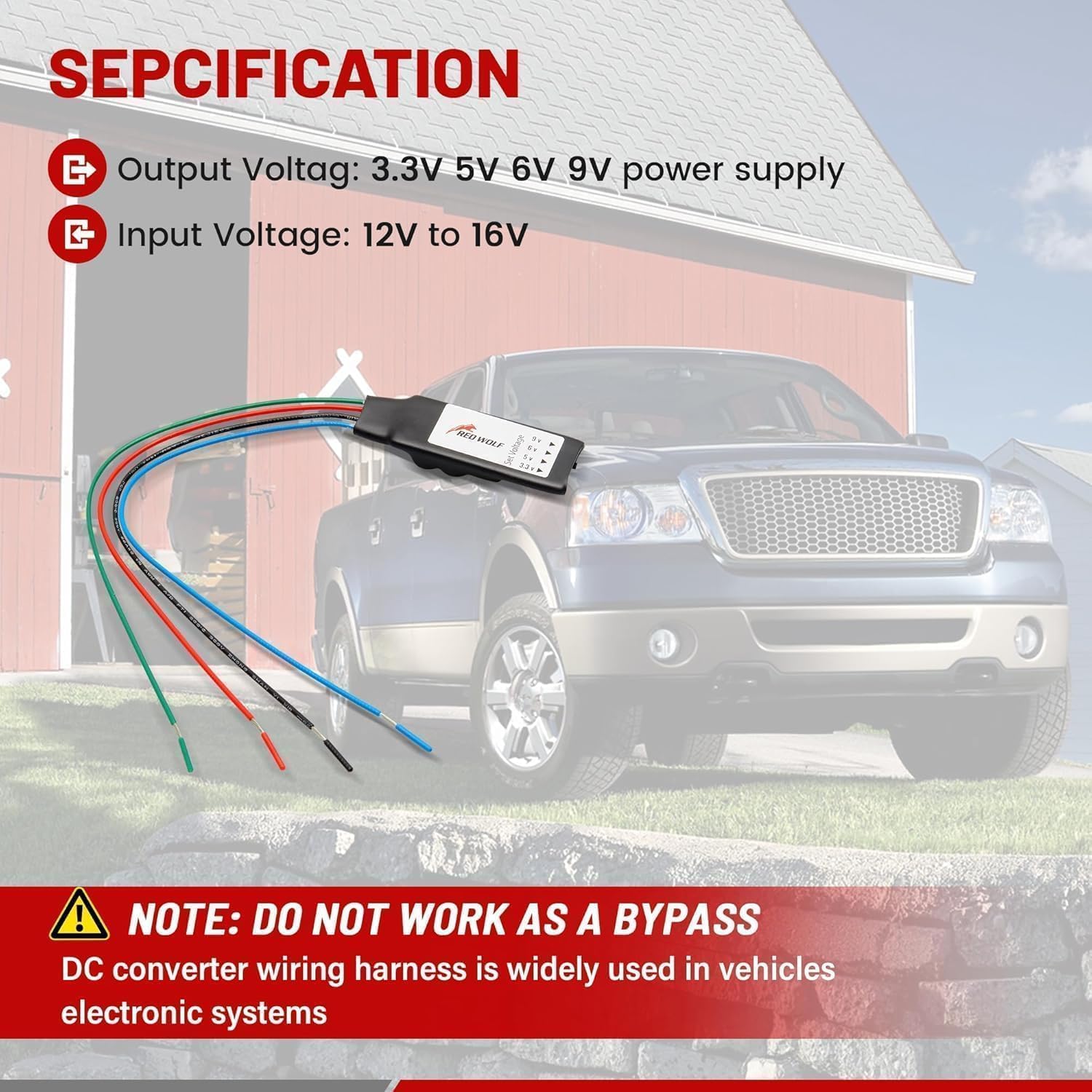 RED WOLF RED WOLF 16 Pin T-Harness for Aftermarket Radio Stereo Retain Factory OEM Reverse Camera for Select 2012-2013 Toyota Prius Camry, 2014-2015 Scion tC - View 7 of 8