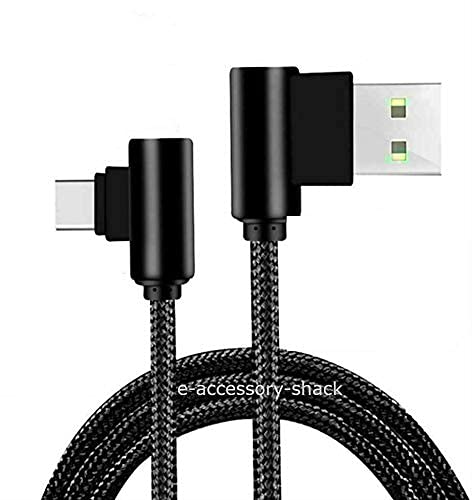 WYZE 3 Pack 6FT Right Angle Braided USB C Fast Charging Cable for Samsung Galaxy S8 S9 S10 S20 S21 Note 8 9 10 A20 A21 A50 A51 A70 A71 - View 2 of 6